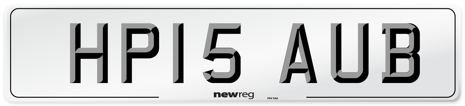 HP15 AUB Number Plate from New Reg